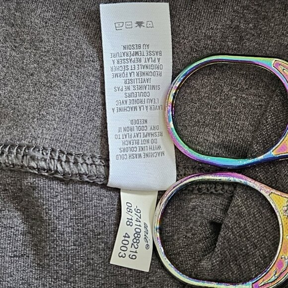 Aerie Leggings Womens XXL Gray Waist Pocket Stretch Chill Play Move Cropped Yoga - Picture 10 of 16